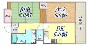 コスタレイ神戸三宮の物件間取画像